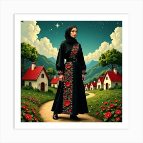 Muslim Girl Art Print