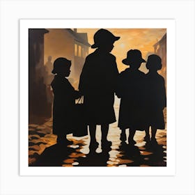 Dust bowl kids Art Print