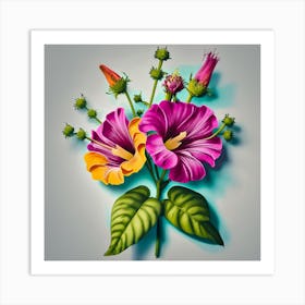 Flowers In A Vase 35 Art Print