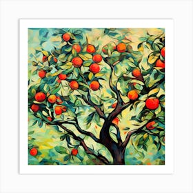 Orange Tree Art Print