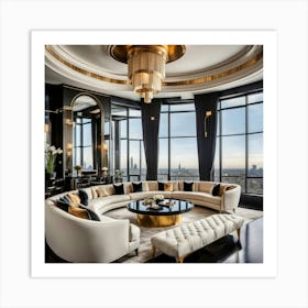 London Living Room Art Print