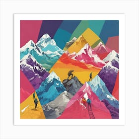 Mountaineering 4 Art Print