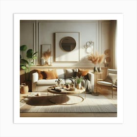 Modern Living Room 51 Art Print