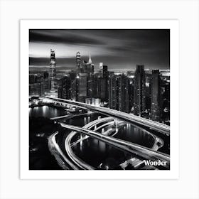 Hong Kong Cityscape Art Print