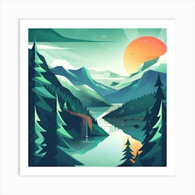 The Promised Land - Nature Park Art Print