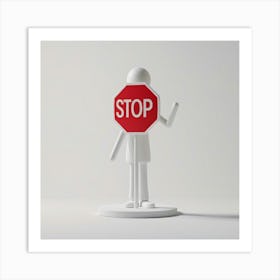 Stop Sign Art Print