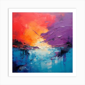 Radiant Reverie Composition Art Print