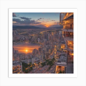 The Sunset View 1 Art Print