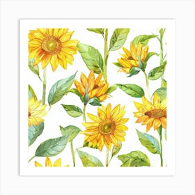 Sunflowers 8 Art Print