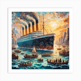 Titanic 4 Art Print