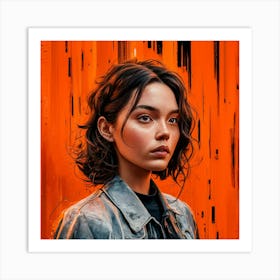 Portrait Of A Young Woman 2 Art Print