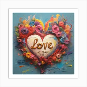 Love Trail Art Print