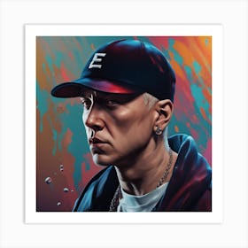 EMINEM RAPGOD Art Print