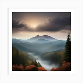 SMOKEY MOUNTAINS Art Print