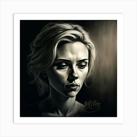 Scarlett Johansson 4 Art Print