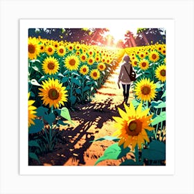 Sunflowers Art Print