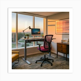 Home Office 6 Art Print