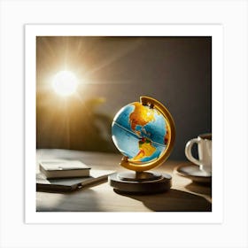 Globe under the Sun Art Print