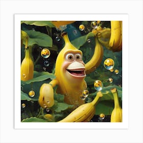 Bananas Art Print