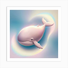 Whale In The Sky Art Print