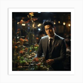 Man In A Suit 8 Art Print