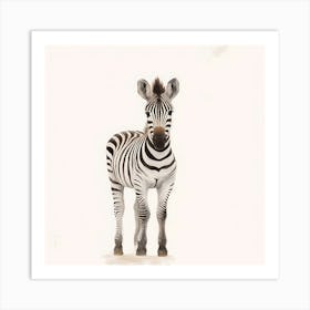 Zebra Canvas Print Art Print