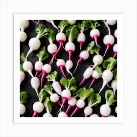 Radish As A Frame (76) Art Print