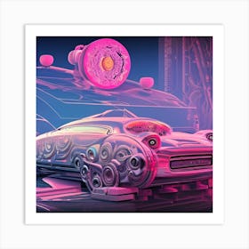 Futuristic Car Art Print