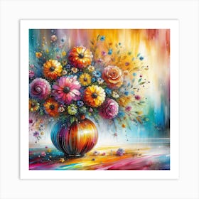 Flowers In A Vase Art Print