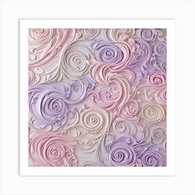 Abstract Background With Swirls 1 Art Print