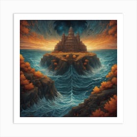 Castle Of The Ocean Art Print