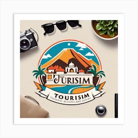 Tourism Tourism Logo 2 Art Print