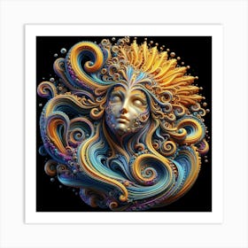 Fractal Art 10 Art Print