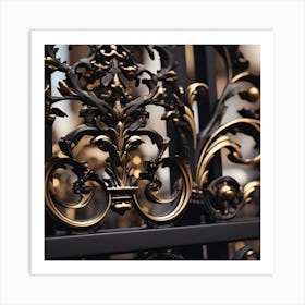 Ornate Iron Gate Art Print