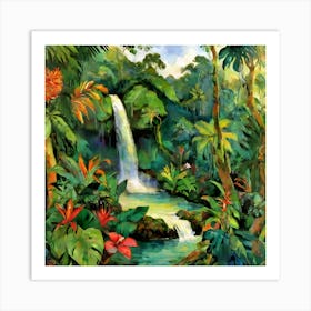 Tropical Jungle Art Print