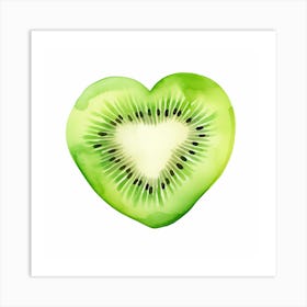 Heart Kiwi Art Print