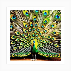 Peacock 4 Art Print