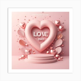 Valentine's Day 3 2 Art Print