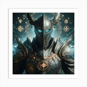 Knight mystical Art Print