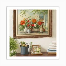 Flowers In A Vase Art Print