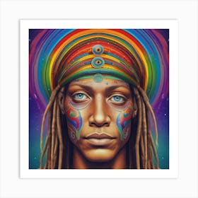 Rainbow Man 1 Art Print