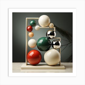 Christmas Ornaments 10 Art Print