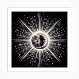 Sun & Moon 3 Art Print