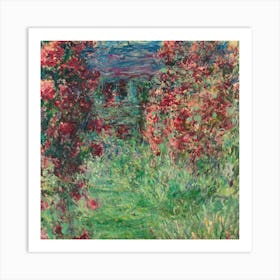 Claude Monet'S Garden 3 Art Print