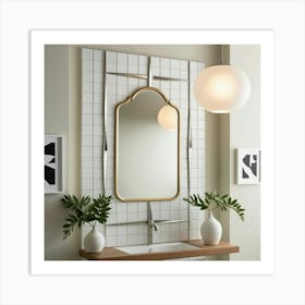 Modern Bathroom Art Print