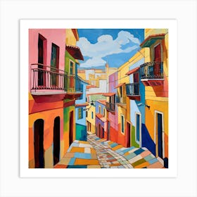 Colorful Street 1 Art Print