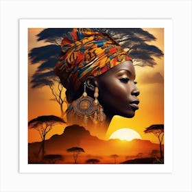 African Woman 3 Art Print