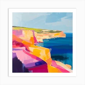 Abstract Travel Collection Malta 2 Art Print