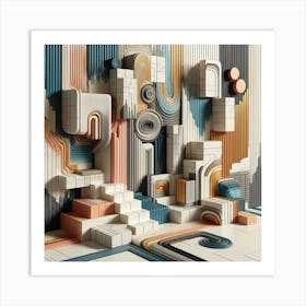 Abstract 3d Art Print