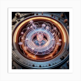 Atomic Clock Art Print